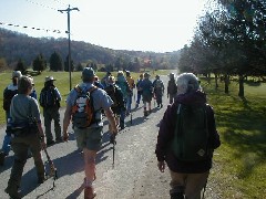 Hiking M03 FLT Conference group hike