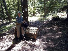 Ruth Bennett McDougal Dorrough; Hiking NCT FLT M09 Sterns Forest Road