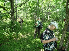 Jean Bubb; Ruth Bennett McDougal Dorrough; Steuben County Hike Series M-11 FLT NCT Hiking