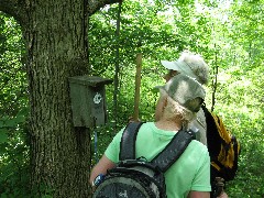 Lyn Jacobs; Jean Bubb; Mouse House; Steuben County Hike Series M-11 FLT NCT Hiking