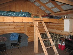 2-story Evangeline Shelter; FLT Fall Campout B-03; Lean-to on Irene Szabo s trail