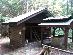 Evangeline 2-story shelter; FLT Fall Campout