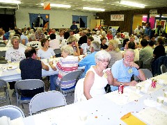 Dinner Buffett at the FLT Fall Campout