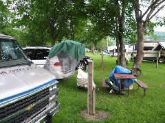 Babcock Hollow Camp ground; Steuben County Hike Series M-12 FLT NCT Hiking