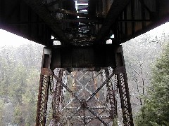 Hiking NCT FLT M14 Glen Creek; Railroad Bridge