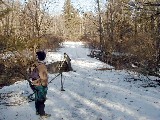 Ruth Bennett McDougal Dorrough; Hiking FLT M16 Ithaca- Hines Road snow shoeing;