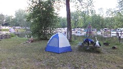 tent; Paradise Cove Campground; Sylvan Beach NY