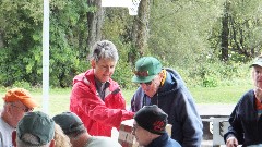 Karen Serbonich; Ed Sidote; Cortland County Hike Series Picnic