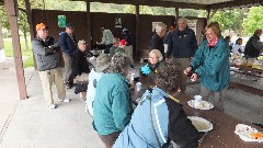 Ruth Bennett McDougal Dorrough; Heidi Rothfuss; Debi Nero; Teresa Blennis; Cortland Country Hike Series Picnic; FLT; M-20