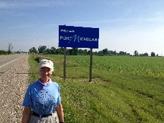 Ruth Bennett McDougal Dorrough; Michigan State Line