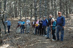 Jordan 45 Chapter of the NCTA hike; Dan Dorrough; Ruth Bennet McDougal Dorrough McDougal Dorrough; Cindy Burns; Krause Rd Petoskey, MI