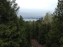 Macinac Bridge; Straits State Park, MI