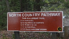 sign North Country Pathway
This is a linear trail
Farkas rd
Old stove bc campsite
Timberlost Rd
Tahqua Trail
Rivermouth Campground