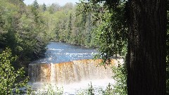 NCT; waterfall; Lower Tahquamenon Falls Campground, MI