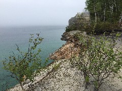 NCT; Lake Superior Shoreline Trail; Pictured Rocks, MI