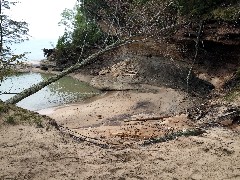 NCT; Lake Superior Shoreline Trail; Pictured Rocks, MI