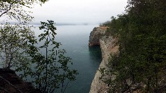 NCT Lake Superior Lakeshore Hiking Trail; Pictured Rocks, MN