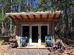 Lakenland shelter; County Road BAA, MI