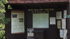 sign White Deer Lake Trailhead