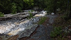 waterfall; NCT; Canyon Falls Rest Stop, MI