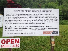 Copper Peak Adventure Ride; Ironwood, MI