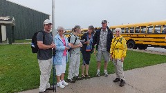 John Day; Carol; Dove Day; Dawn Bower; Bob; Ruth Bennett McDougal Dorrough; Macinac Bridge Walk; St Ignace MI