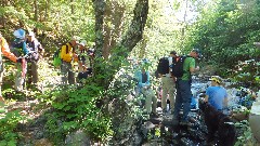 group hike; NCT; Little Garlic River; Marquette, MI