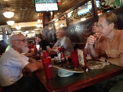 John Stehle (center); Hiking; NCT; Michigan; Kalamazoo; Griffin Grill & Pub;