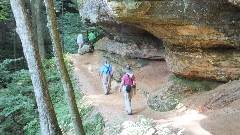 Mary Coffin; Bill Coffin; Ruth Bennett McDougal Dorrough; Twin Waterfalls; Hiking; NCT; Michigan; Pictured Rocks Outing