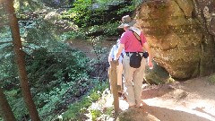 Bill Coffin; Ruth Bennett McDougal Dorrough; Twin Waterfalls; NCT; Michigan; Pictured Rocks Outing