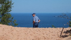 Log slide; Hiking; NCT; Michigan; Pictured Rocks Outing