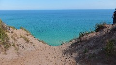 Log slide; Hiking; NCT; Michigan; Pictured Rocks Outing