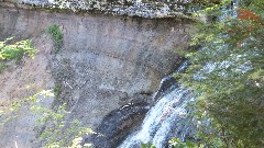 Chapel Falls on Section Creek; Hiking; NCT; Michigan; Pictured Rocks Outing