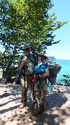 Dan Dorrough; Ruth Bennett McDougal Dorrough; Chapel Beach; Hiking; NCT; Michigan; Pictured Rocks Outing