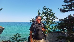 Chad Wilde; Chapel Beach; Hiking; NCT; Michigan; Pictured Rocks Outing