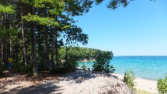 Chapel Rock Beach; Hiking; NCT; Michigan; Pictured Rocks Outing