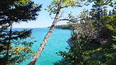 Lake Superior Lakeshore Trail; Michigan; Pictured Rocks Outing