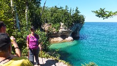 Virginia (Ginger) Vanderkelen; NCT Lake Superior Lakeshore Trail; Michigan; Pictured Rocks Outing