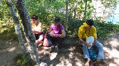 Betty Randall; Virginia (Ginger) Vanderkelen; Reid Calcott; NCT Lake Superior Lakeshore Trail; Michigan; Pictured Rocks Outing