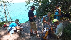 Ruth Bennett McDougal Dorrough; Chad Wilde; Mary Coffin; Maribeth Helgesen; Erik Ophaug; NCT Lake Superior Lakeshore Hiking Trail; Michigan; Pictured Rocks Outing