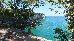 NCT Lake Superior Lakeshore Hiking Trail; Michigan; Pictured Rocks Outing