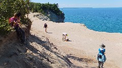 Chad Wilde; Erik Ophaug; Ruth Bennett McDougal Dorrough; NCT Lake Superior Lakeshore Hiking Trail; Michigan; Pictured Rocks Outing