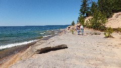 NCT Lake Superior Lakeshore Trail; Michigan; Pictured Rocks Outing