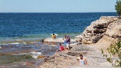 NCT Lakeshore Trail near mosquito river; Michigan; Pictured Rocks Outing