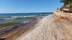 NCT Lakeshore Trail near mosquito river; Michigan; Pictured Rocks Outing