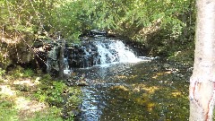 Mosquito Falls Waterfall; NCT; Michigan; Pictured Rocks Outing