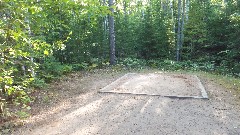 our camp site; NCT; Michigan; Pictured Rocks Outing