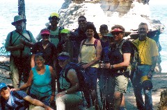 Group Photo; Michigan; Pictured Rocks Outing