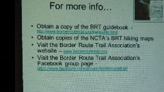 NCT/BRT; Border Route