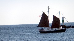 Sail Boat; Grand Morais Harbor MN